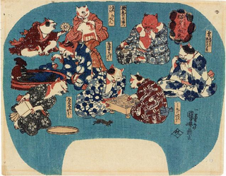 Illustration for article titled Cats Make for Wonderful Japanese Art